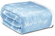 Cobertor Wolf Creek Compassion Super Soft Warm Hugs azul Cobertor Wolf Creek Compassion Super Soft Warm Hugs azul