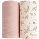 Cobertores Muslin Konssy para Bebê (Pacote com 2)