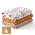Cobertores Muslin Swaddle TILLYOU, pacote com 3 para recém-nascidos, 40x40cm