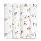 Cobertores Swaddle Baden + anais Essentials Disney 120cm - Pacote com 4