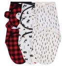 Cobertores Swaddle The Peanutshell Woodland Animals, pacote com 3
