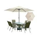 Cobertura De Reposição Verde Impermeável Para Guarda-chuva/Guarda-sol De Jardim, Quintal E Piscina,