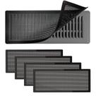 Coberturas Magnéticas para Ventilação Xiesaip 4x10 cm com Tela 4 unidades Coberturas Magnéticas para Ventilação Xiesaip 4x10 cm com Tela 4 unidades