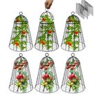 Coberturas para Jardim Sapbontchi 6 unidades 51 cm A x 30 cm D Aço Coberturas para Jardim Sapbontchi 6 unidades 51 cm A x 30 cm D Aço