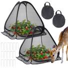 Coberturas para plantas ANPHSIN 2 unidades em malha de fibra de vidro 56 x 56 x 58 cm