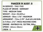Cobi 2714 - tanque militar alemão panzer iv ausf.g blocos para montar com 390 pcs Cobi 2714 - tanque militar alemão panzer iv ausf.g blocos para montar com 390 pcs