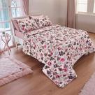 Cobre Leito 3 Peças Matelado Micro percal 400 Fios Toque Pêssego - CM