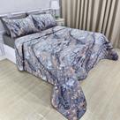 Cobre Leito 3 Peças Matelado Micro percal 400 Fios Toque Pêssego - CM