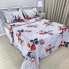Cobre Leito 3 Peças Matelado Micro percal 400 Fios Toque Pêssego - CM