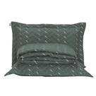 Cobre Leito Bordado 400 Fios Heitor Casal Queen 100% Poliéster - Verde Militar Cobre Leito Bordado 400 Fios Heitor Casal Queen 100% Poliéster - Verde Militar