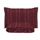 Cobre Leito Bordado 400 Fios Heitor Solteiro 100% Poliéster - Vermelho Cobre Leito Bordado 400 Fios Heitor Solteiro 100% Poliéster - Vermelho