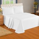 Cobre Leito Cama Casal Queen 3 Peças Liso Matelado Cobre Leito Cama Casal Queen 3 Peças Liso Matelado