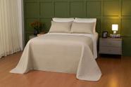 Cobre Leito Casal Comfy Dupla Face Lavive Bege e Palha