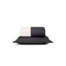 Cobre Leito Casal Comfy Dupla Face Lavive Preto e Palha
