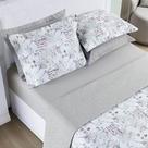 Cobre Leito Casal Padrão Cotton Select Dupla Face 200 Fios 3 Peças - Protea
