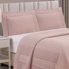 Cobre Leito Casal Padrão Majestic Bordado Inglês Micropercal 300 Fios Toque de Algodão 3 Peças - Malva - 100% Poliéster Cobre Leito Casal Padrão Majestic Bordado Inglês Micropercal 300 Fios Toque de Algodão 3 Peças - Malva - 100% Poliéster
