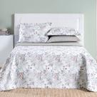 Cobre Leito Casal Percal 200 Fios Dupla Face 03 Peças Cotton Select Protea