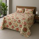 Cobre Leito Casal Queen LEAL Avulso Matelado Estampado Sortido