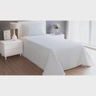 Cobre Leito Colcha Branca Kit Classic Delicato Solteiro