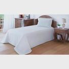 Cobre Leito Colcha Branca Kit Classic Versatil Casal Queen