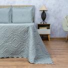 Cobre Leito Colcha Camili Super King 3 pçs Matelado Dupla Face