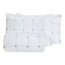 Cobre Leito Colcha Lisboa Dupla Face Bordado King