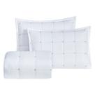 Cobre Leito Colcha Lisboa Dupla Face Bordado King