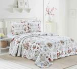 Cobre Leito Colcha Solteiro Dupla Face Evolution Patchwork Estampada Camesa