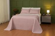 Cobre leito Comfy rose c/ palha 200 fios