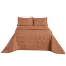 Cobre Leito Grande Casal King Colcha Cama Box 3 Peças Ravena