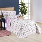 Cobre Leito INFANTIL 2 peças matelado estampado dupla face - Cobre Leito INFANTIL 2 peças matelado estampado dupla face -