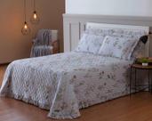 Cobre leito JULIE SOLTEIRO CASAL QUEEN KING Colcha dupla face Micropercal 2 Peças 300 fios