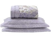 Cobre-leito King Artex 100% Algodão 180 Fios - Dobra Feita Cabana Areia 3 Peças