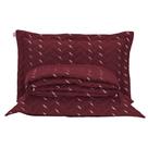 Cobre Leito King Heitor Bordado Hipercal 400 Fios 3 Peças - Vermelho Marsala - 100% Poliéster Cobre Leito King Heitor Bordado Hipercal 400 Fios 3 Peças - Vermelho Marsala - 100% Poliéster