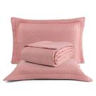 Cobre Leito Liso Dupla Face para Cama King 3 peças Soft Coxa