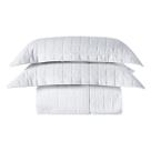 Cobre Leito Matelassê Percal 300 fios Basic King 03 Peças 100% Poliéster - Branco Cobre Leito Matelassê Percal 300 fios Basic King 03 Peças 100% Poliéster - Branco