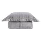 Cobre Leito Matelassê Percal 300 fios Basic Solteiro 02 Peças 100% Poliéster - Cinza Cobre Leito Matelassê Percal 300 fios Basic Solteiro 02 Peças 100% Poliéster - Cinza