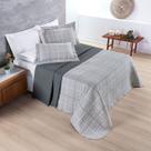 Cobre Leito Queen 200 Fios Dupla Face Matelado com Aba Americana 03 Peças Avere Dallas