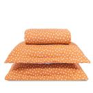 Cobre Leito Queen Classic Estampado 160 Fios 3 Peças - Poa Terracota