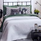 Cobre Leito Queen Colorful Dupla Face 200 Fios 7 Peças - Street House