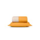 Cobre Leito Queen Comfy Dupla Face Lavive Açafrão e Bege