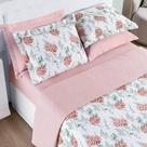 Cobre Leito Queen Cotton Select Dupla Face 200 Fios 3 Peças - Hortência