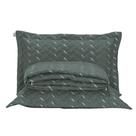 Cobre Leito Queen Heitor Bordado Hipercal 400 Fios 3 Peças - Verde Militar - 100% Poliéster Cobre Leito Queen Heitor Bordado Hipercal 400 Fios 3 Peças - Verde Militar - 100% Poliéster