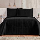 Cobre Leito Queen Plata Percal 200 Fios 3 Peças - Preto