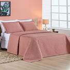 Cobre Leito Queen Ravena 200 Fios 3 Peças - Rose - Micropercal 100% Poliester