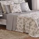 Cobre Leito Queen Top Line Estampado 180 Fios 3 Peças - Capri