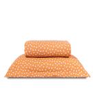 Cobre Leito Solteiro Classic Estampado 160 Fios 2 Peças - Poa Terracota