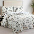 Cobre Leito Solteiro Dupla Face Estampado 02 Peças Toque Macio Evolution Floral Bege Natural Cobre Leito Solteiro Dupla Face Estampado 02 Peças Toque Macio Evolution Floral Bege Natural
