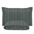 Cobre Leito Solteiro Heitor Bordado Hipercal 400 Fios 2 Peças - Verde Militar Cobre Leito Solteiro Heitor Bordado Hipercal 400 Fios 2 Peças - Verde Militar