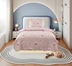 Cobre Leito Ultra Dupla Face premium Infantil 2 peças menino/menina acabamento com viés na volta tod